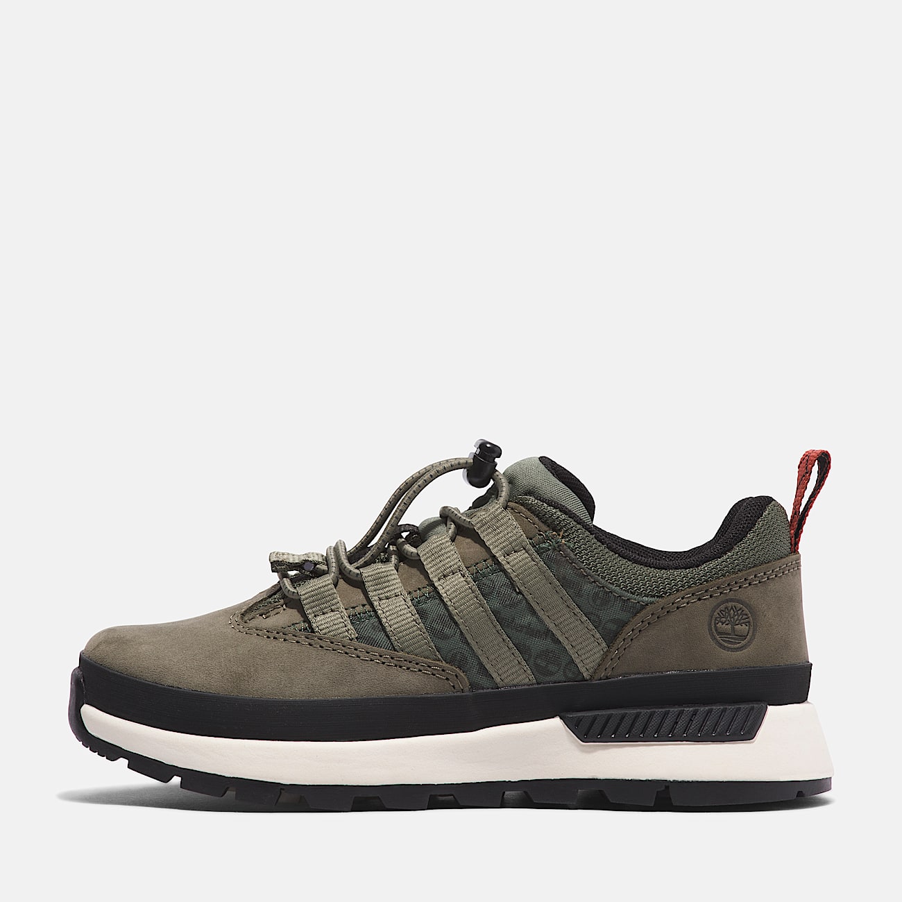 Euro Trekker Low Lace-Up Sneaker voor juniors in donkergroen - 8