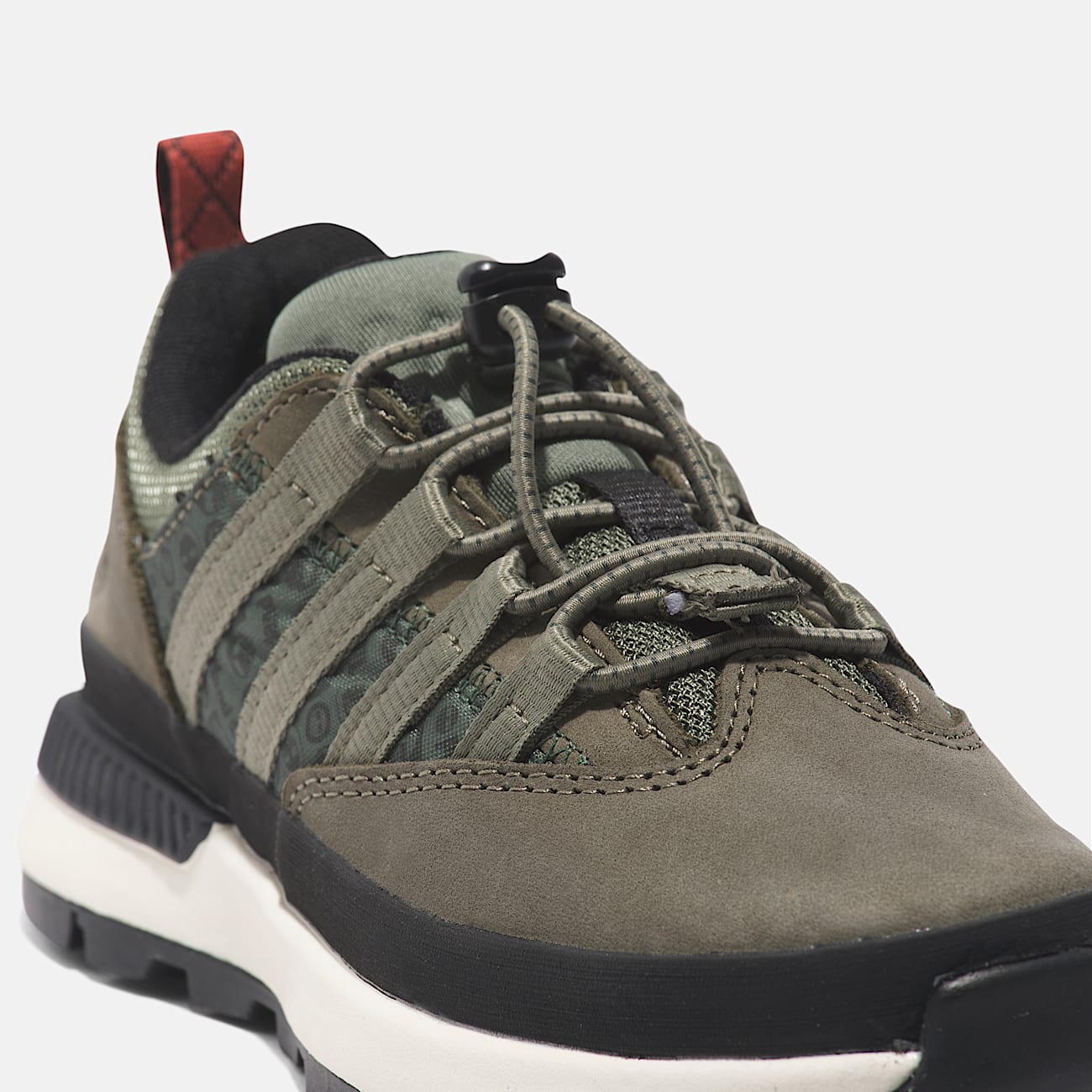 Euro Trekker Low Lace-Up Sneaker voor juniors in donkergroen - 7