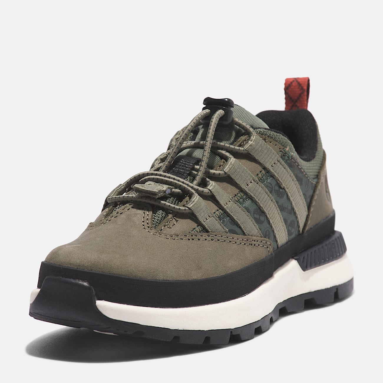 Euro Trekker Low Lace-Up Sneaker voor juniors in donkergroen - 9
