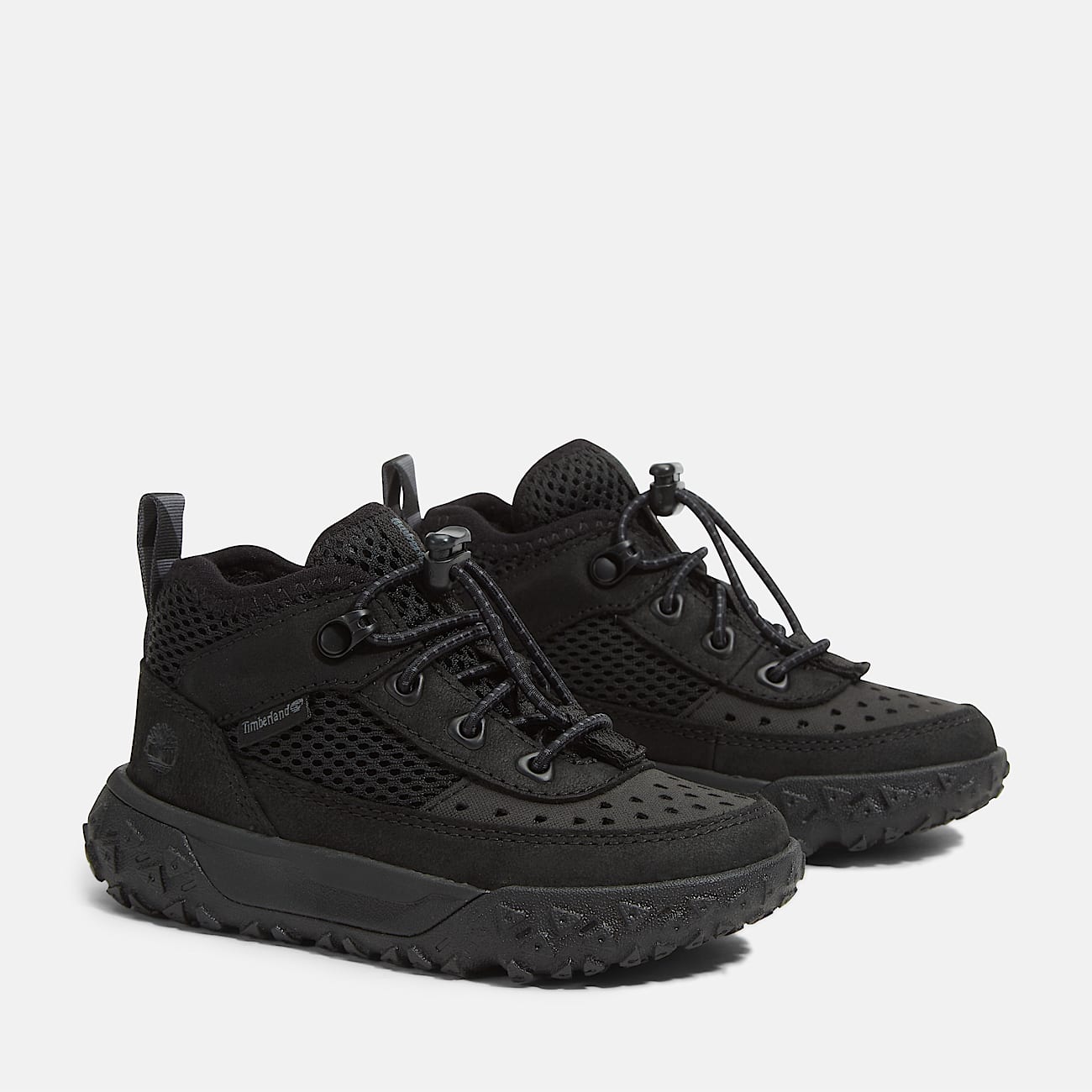 Halbhohe GreenStride™ Motion 6 Sneaker zum Schnüren für Kleinkinder in Schwarz - 4