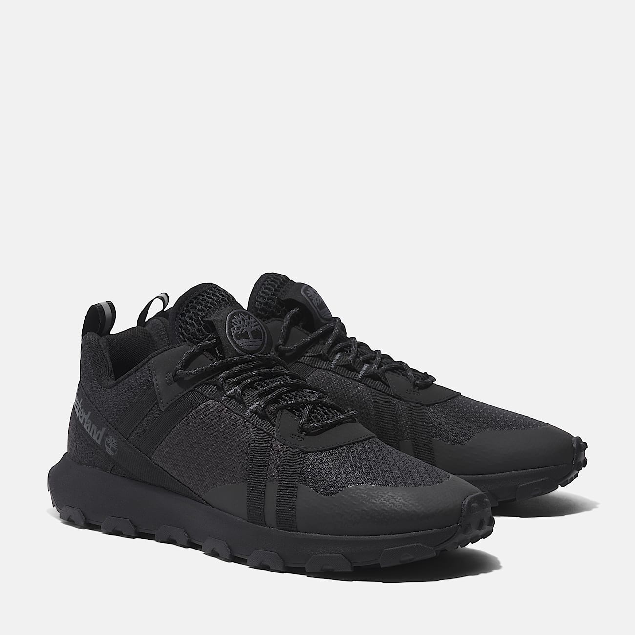 Winsor Trail Lage Vetersneaker voor heren in zwart - 4