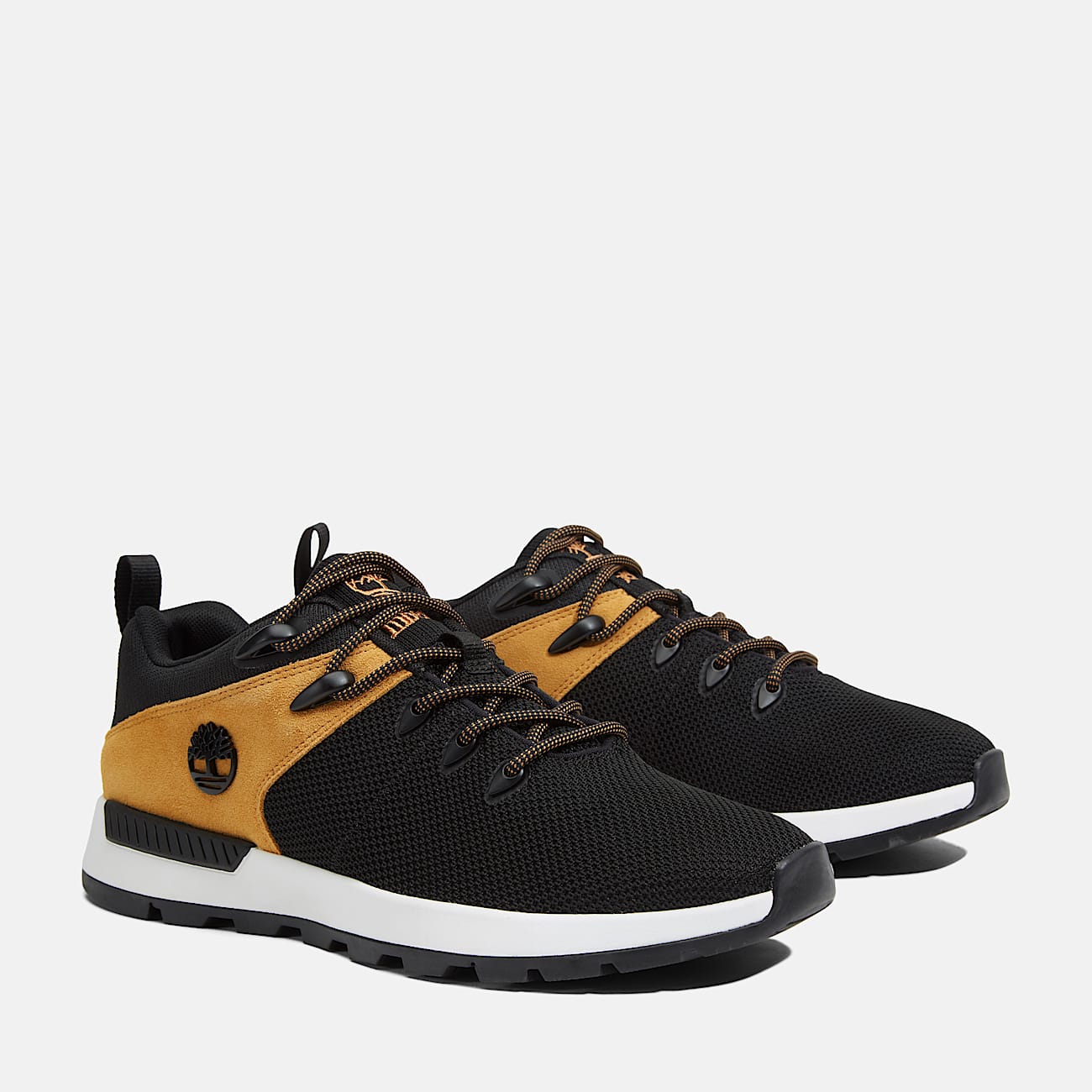 Sprint Trekker Low-Top-Sneaker zum Schnüren für Herren in Schwarz/Gelb - 4