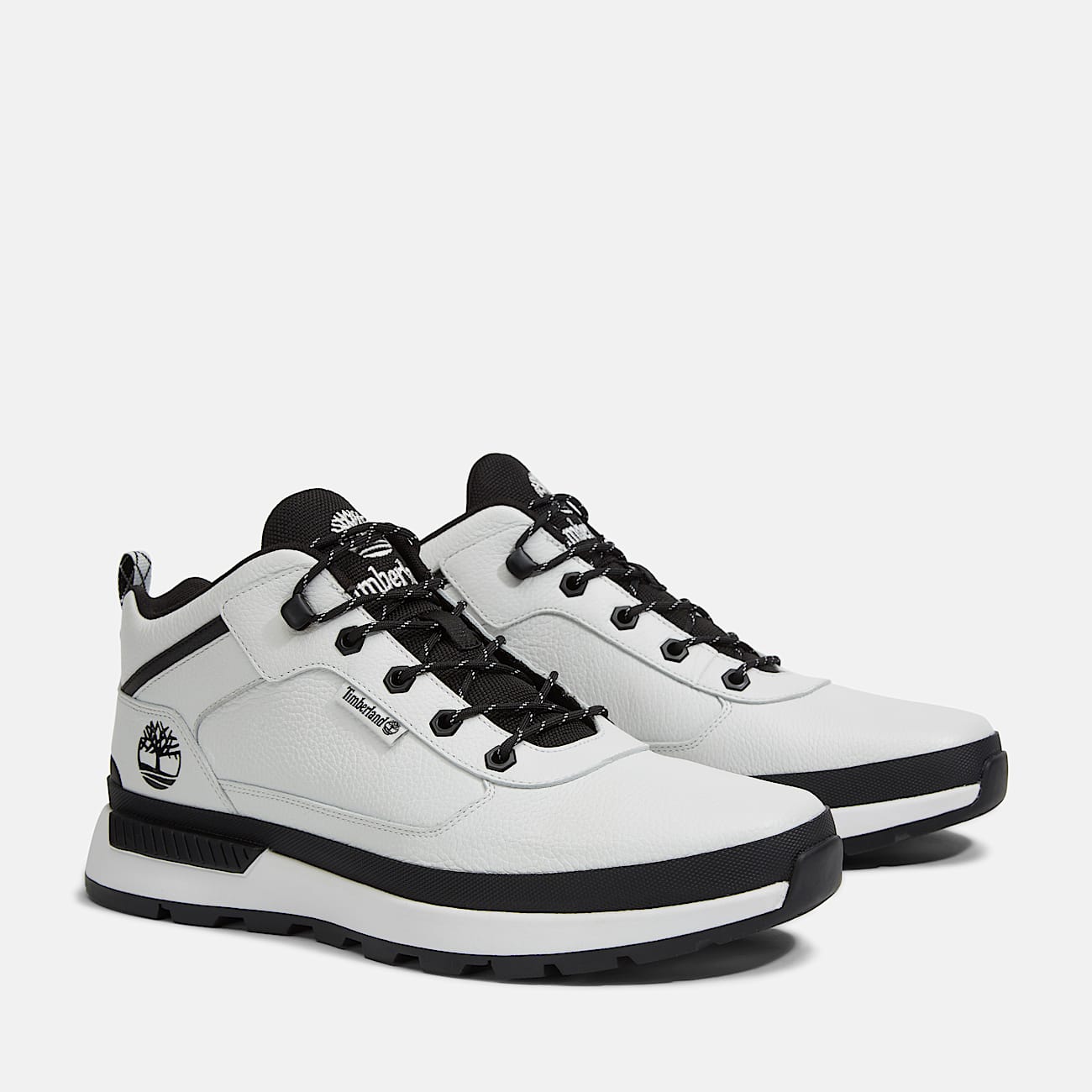 Field Trekker Vetersneaker voor heren in wit - 4