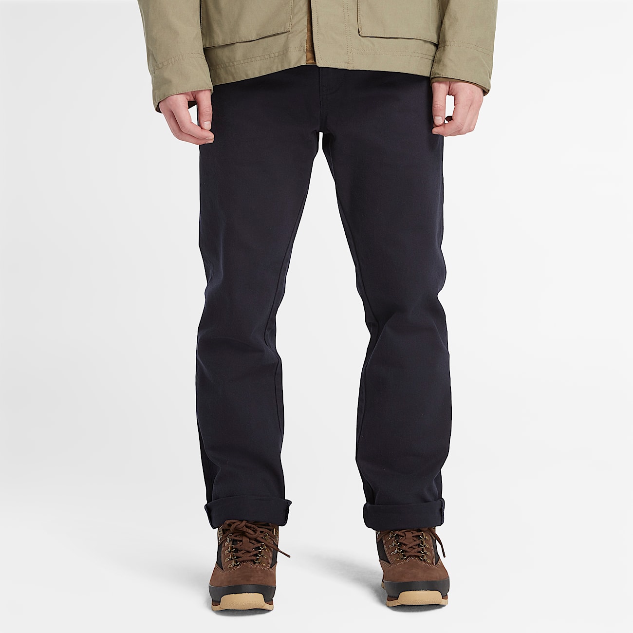 Pantalones de 5 bolsillos Sandown Drill para hombre en azul oscuro - 1