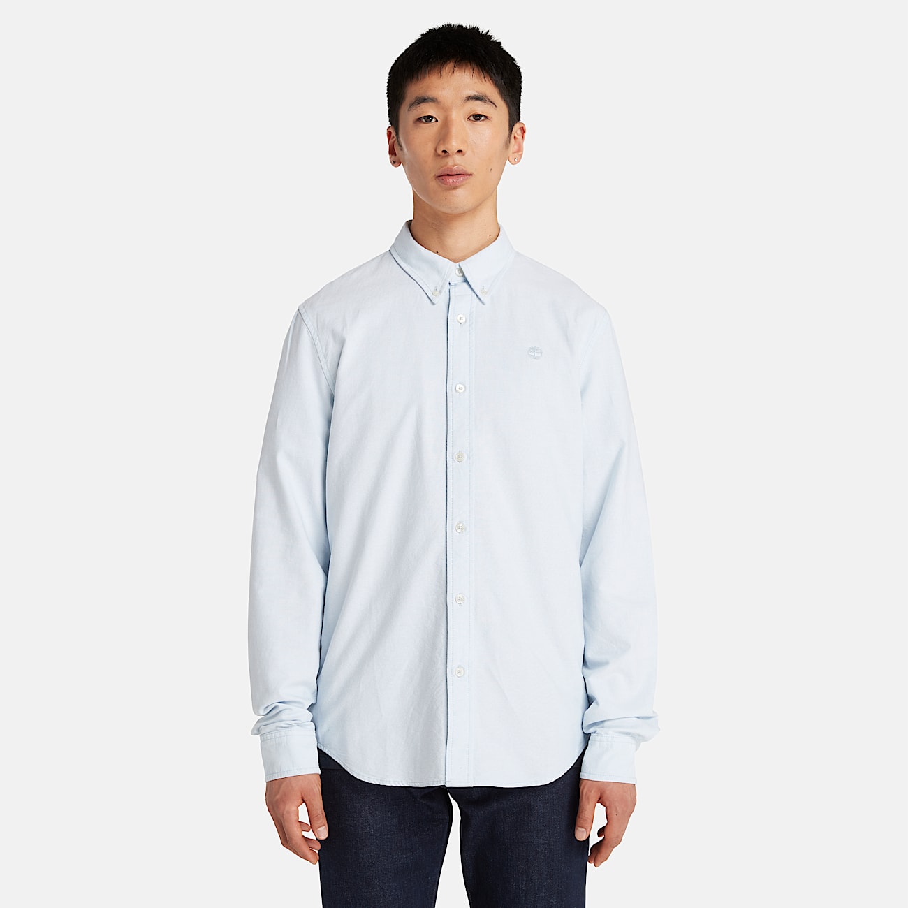 Oxford Shirt for Men in Light Blue - 4