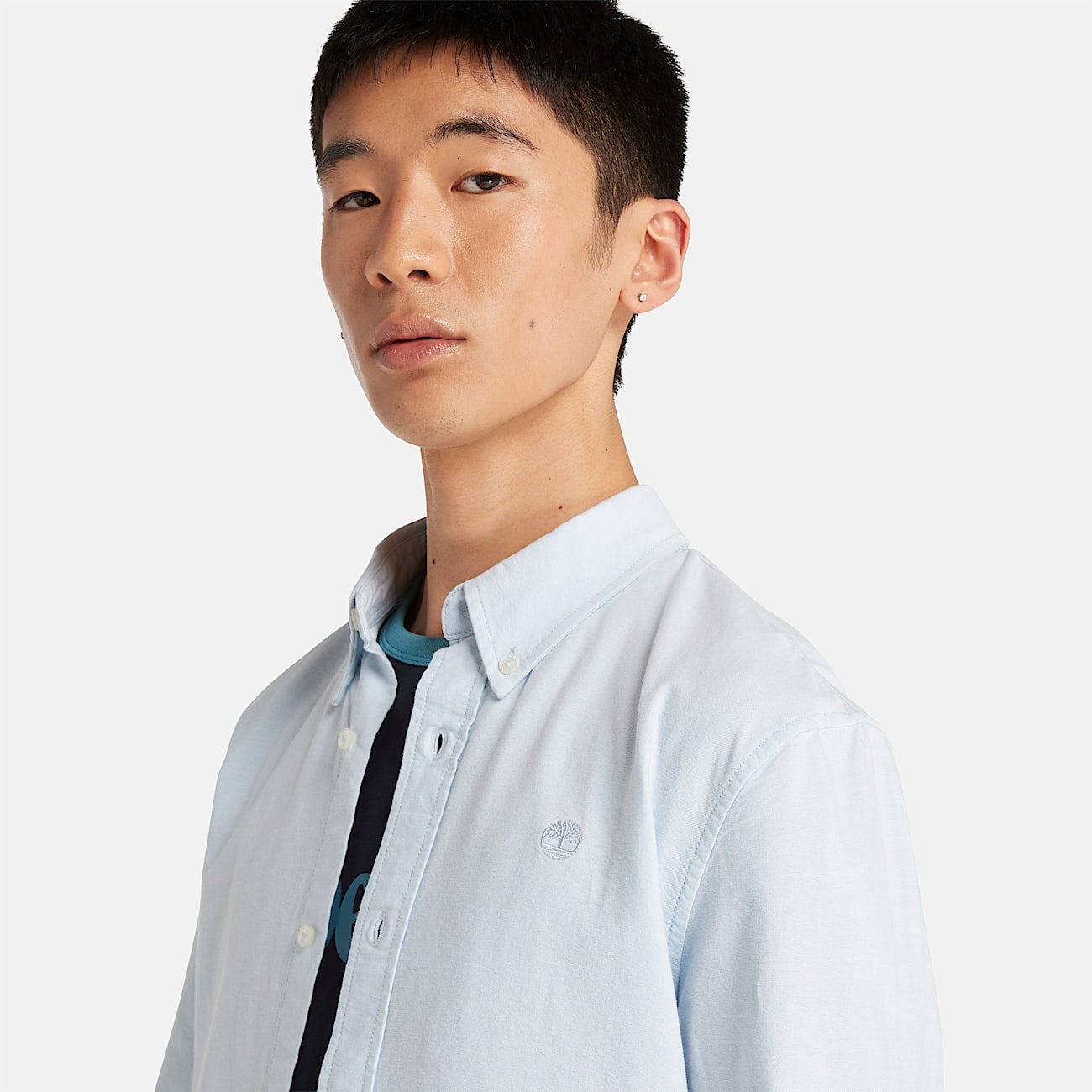 Oxford Shirt for Men in Light Blue - 3