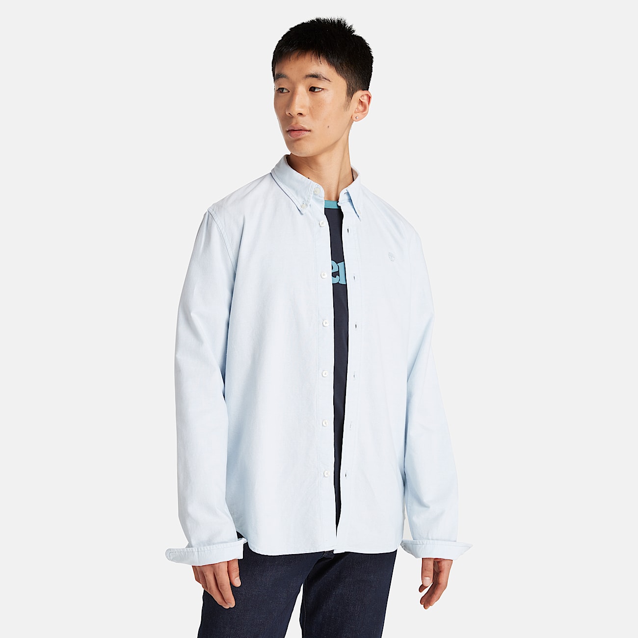 Oxford Shirt for Men in Light Blue - 1