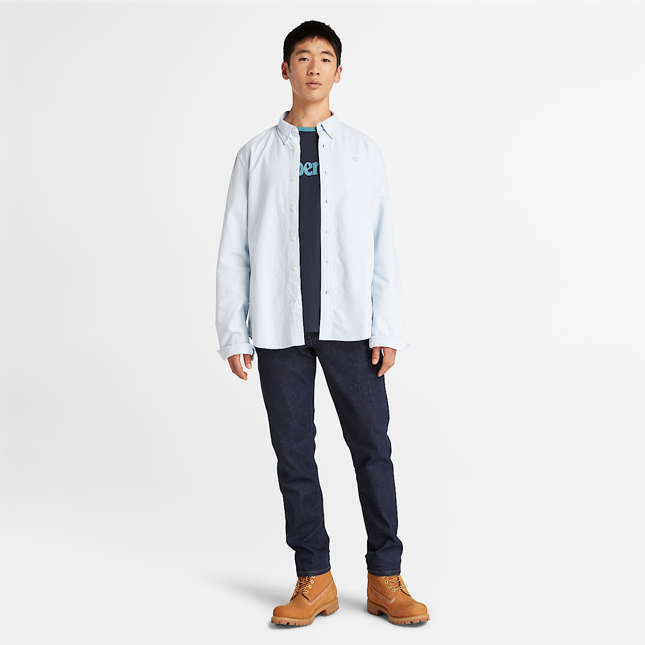 Oxford Shirt for Men in Light Blue - 2