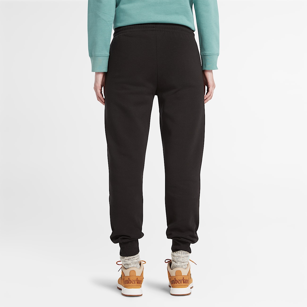 Joggers con Rovescio Spazzolato Exeter River da Donna in colore nero