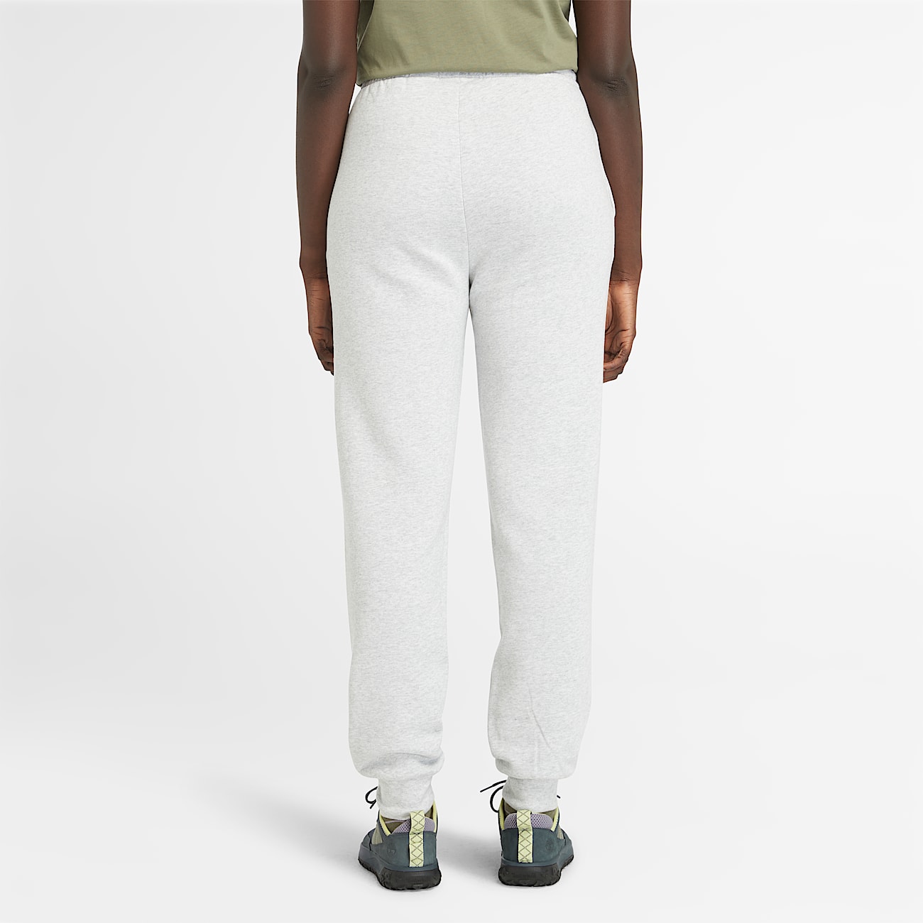 Joggers con Rovescio Spazzolato Exeter River da Donna in grigio chiaro
