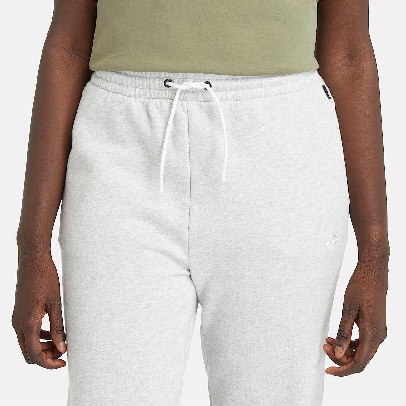 Joggers con Rovescio Spazzolato Exeter River da Donna in grigio chiaro