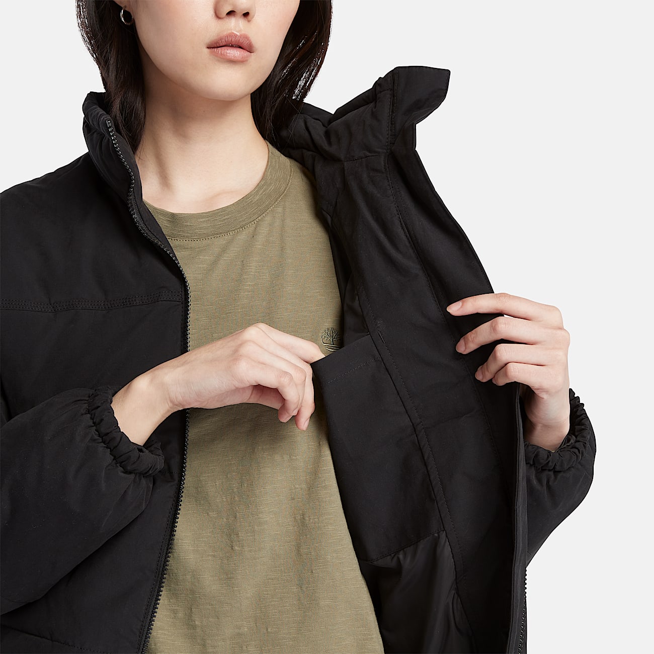Piumino con Imbottitura Sintetica Welch Mountain da Donna in colore nero - 4