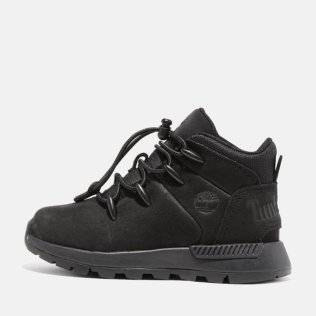 Sprint Trekker Mid Lace-Up Trainer for Toddler in Black - 8