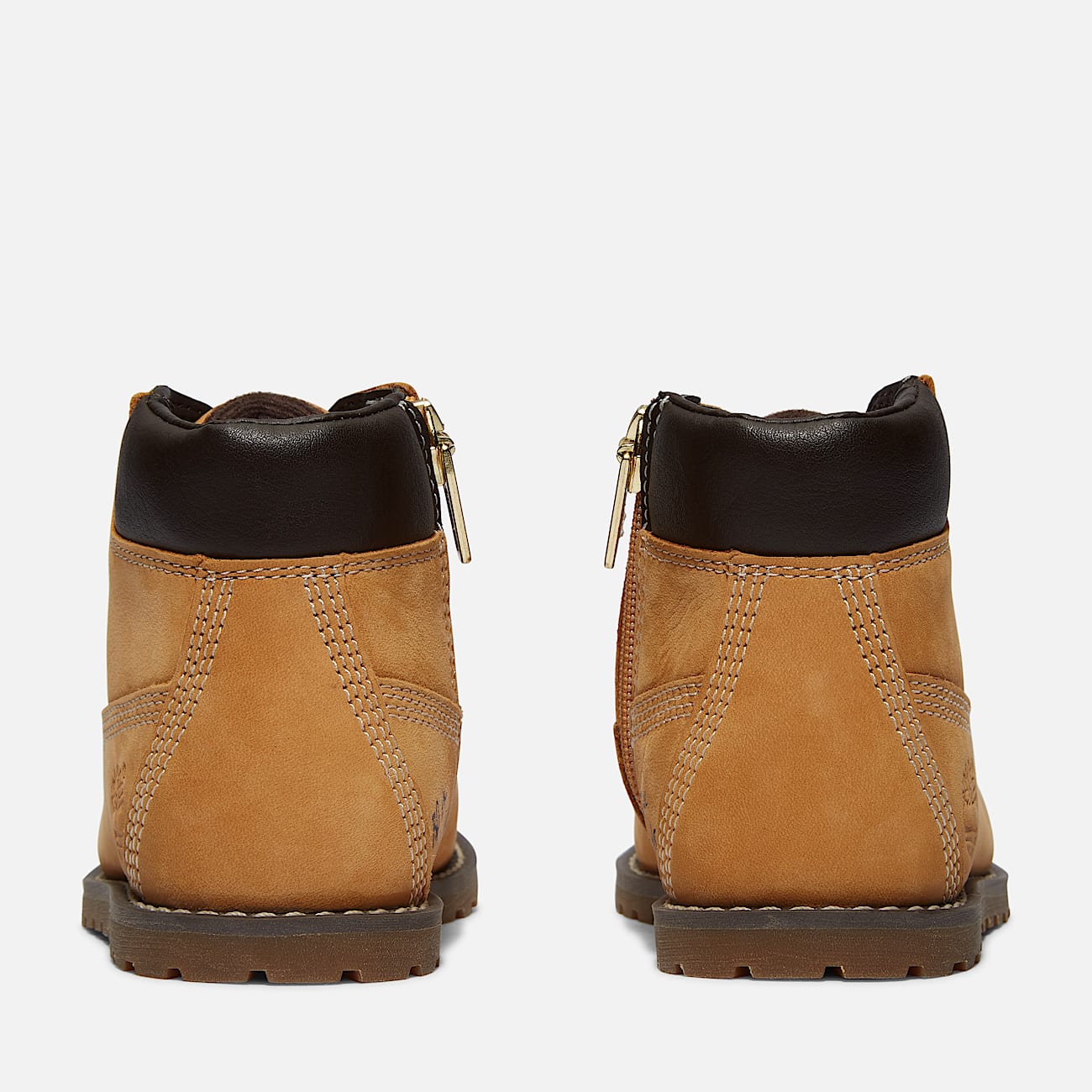 Pokey Pine Halfhoge Veterboot met rits voor peuters in geel - 5