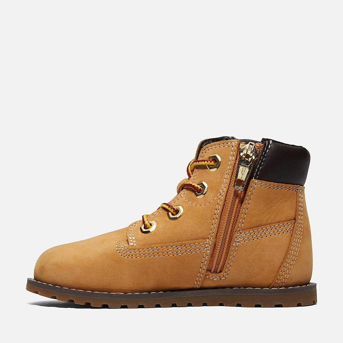 Pokey Pine Halfhoge Veterboot met rits voor peuters in geel - 6