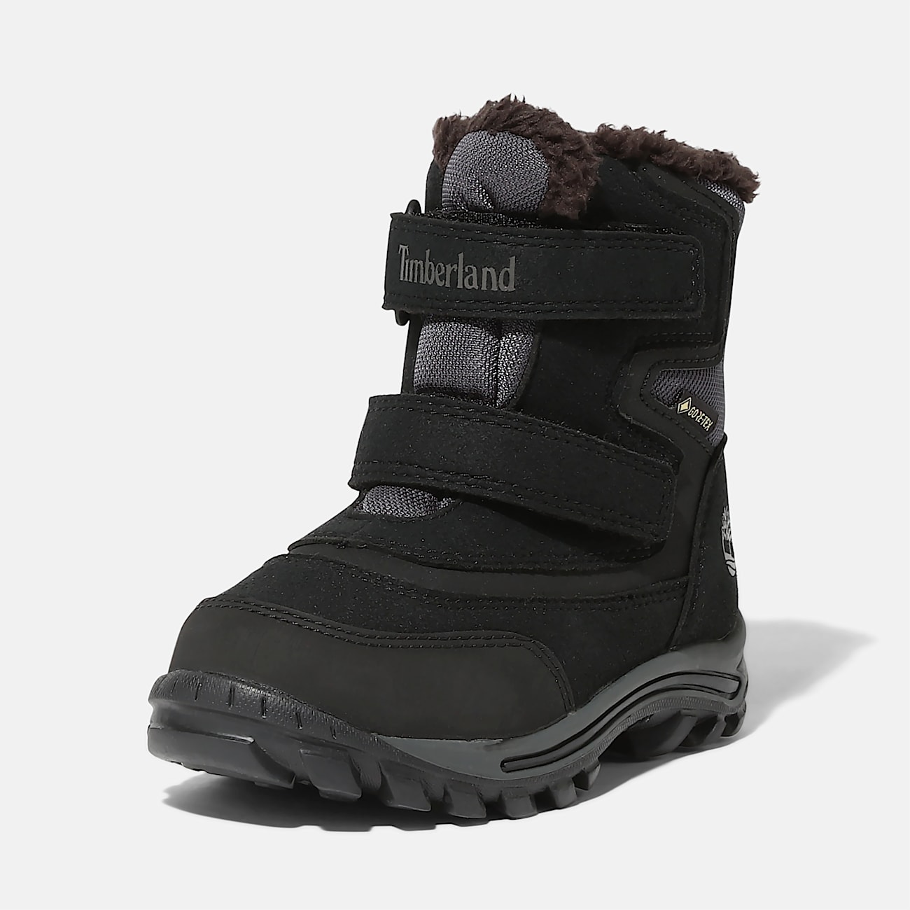 Botas de snowboard de media caña con  membrana de GORE-TEX y cierre de velcro Chillberg para niño (de 20 a 30) en negro - 8