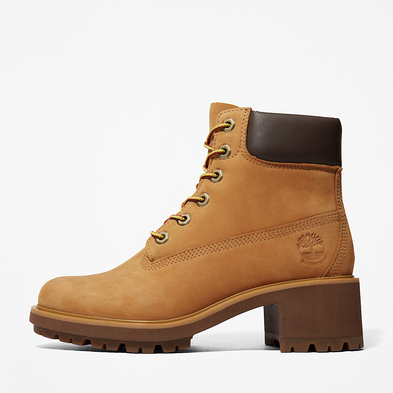 Kinsley 6 Inch Lace-up Waterproof Boot for Women in Yellow - 8