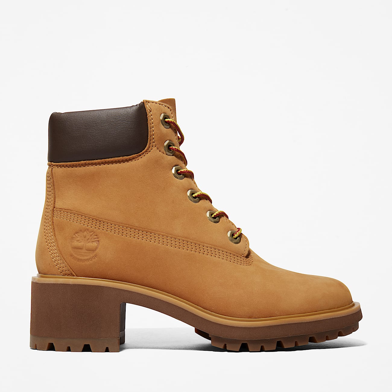 Kinsley 6 Inch Lace-up Waterproof Boot for Women in Yellow - 1