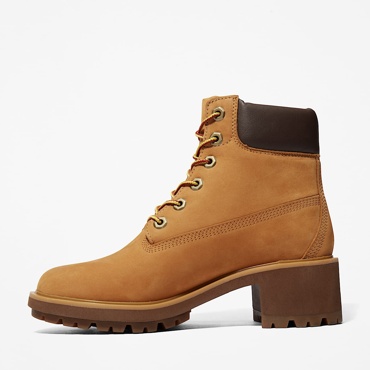 Kinsley 6 Inch Lace-up Waterproof Boot for Women in Yellow - 6