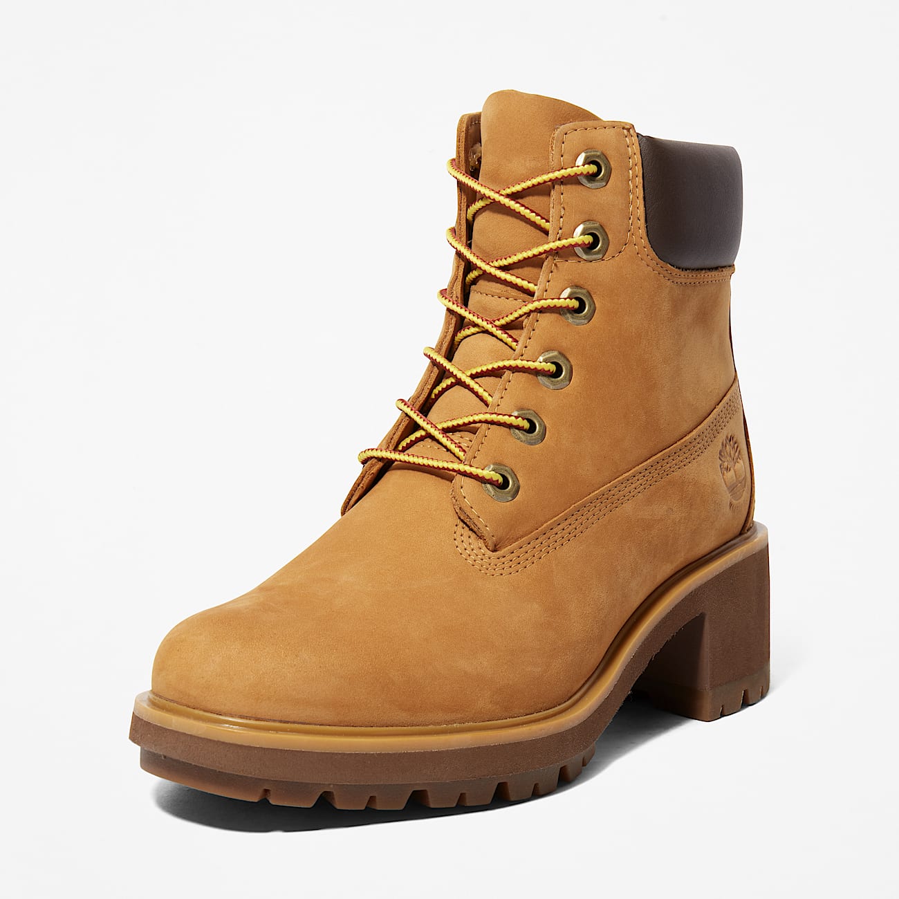 Kinsley 6 Inch Lace-up Waterproof Boot for Women in Yellow - 9
