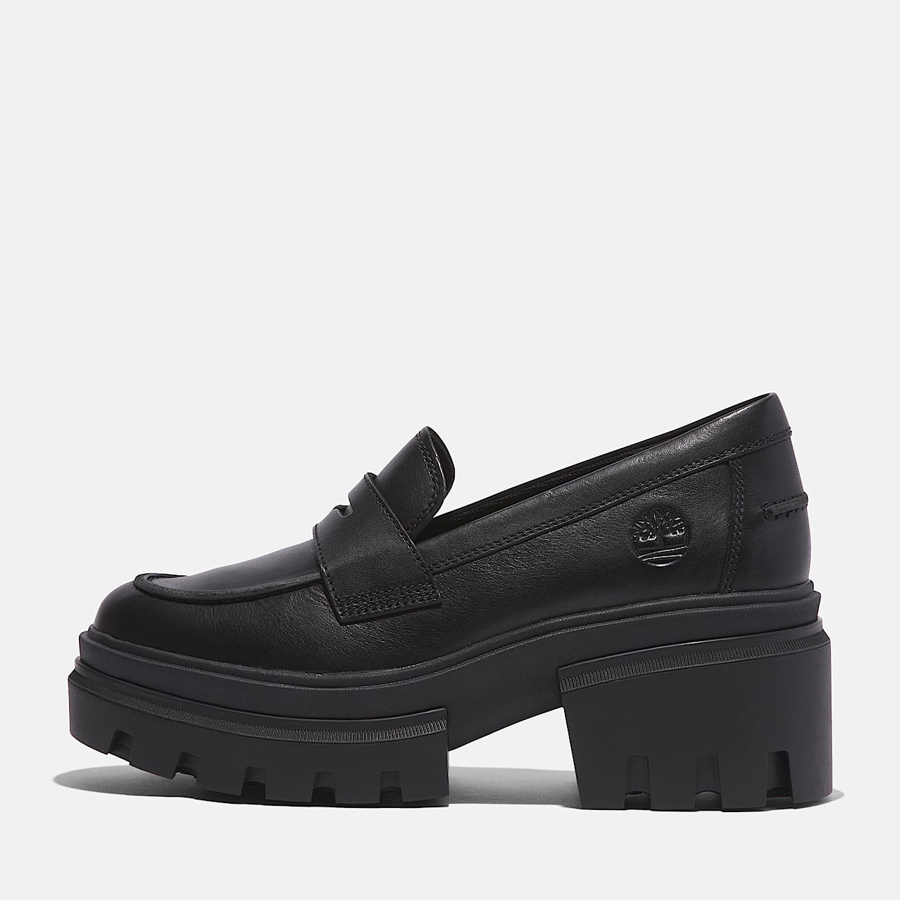 Everleigh Loafer Shoe for Women in Black - 8