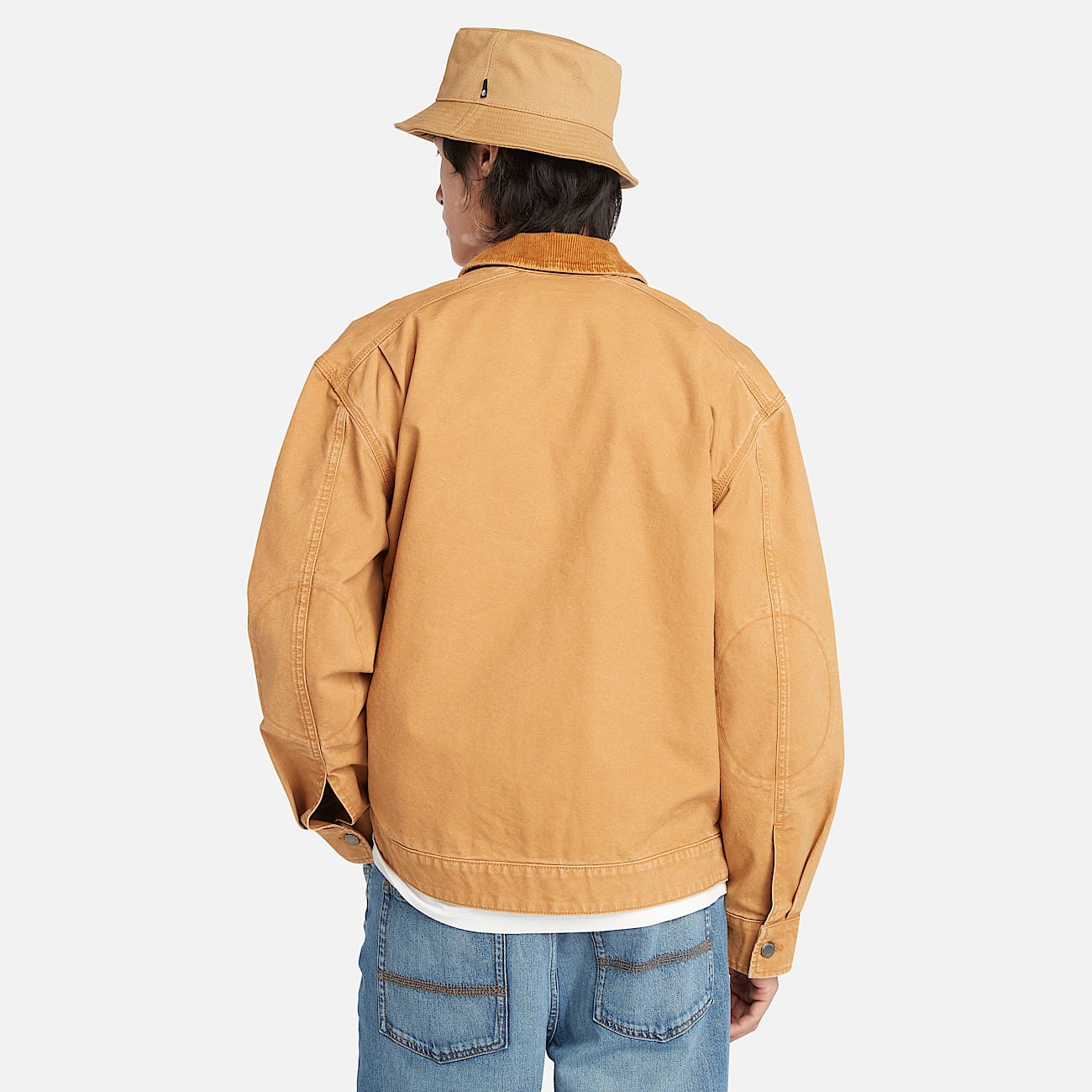 Strafford Washed Canvas Jacket for Men in Yellow