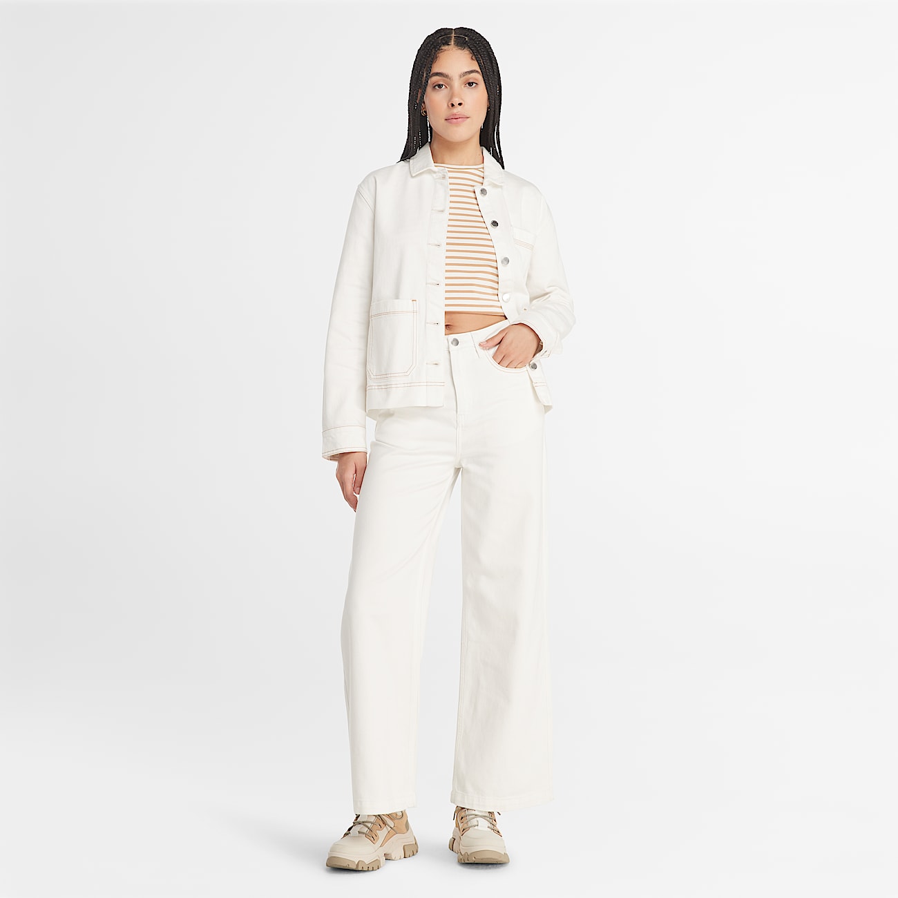 Carpenter Trouser for Women in White