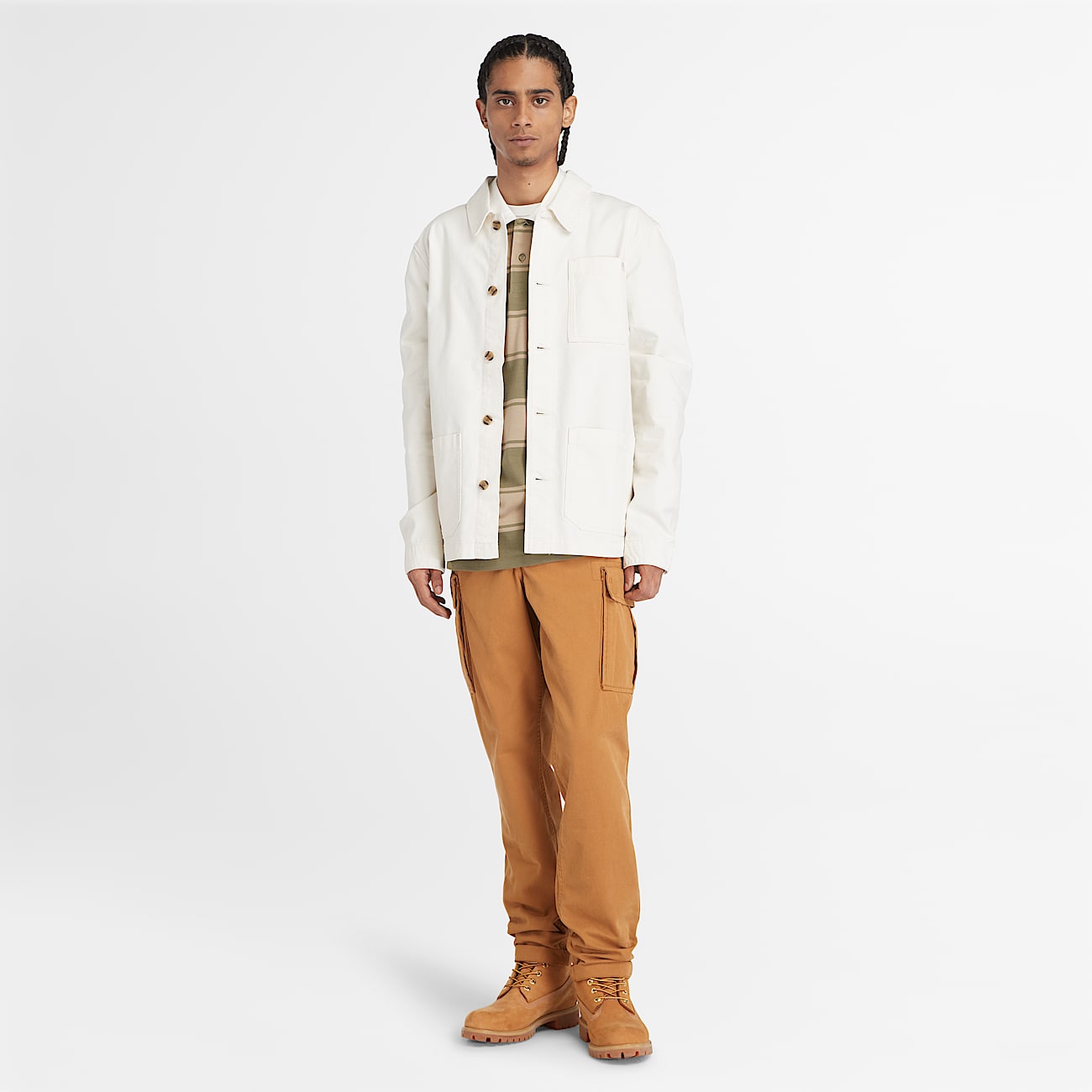 Brookline Cargohose aus Twill für Herren in Gelb - 2