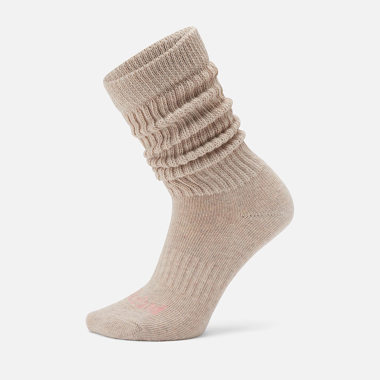 Extra Long Heavy Slouch Socks for Women in Pink