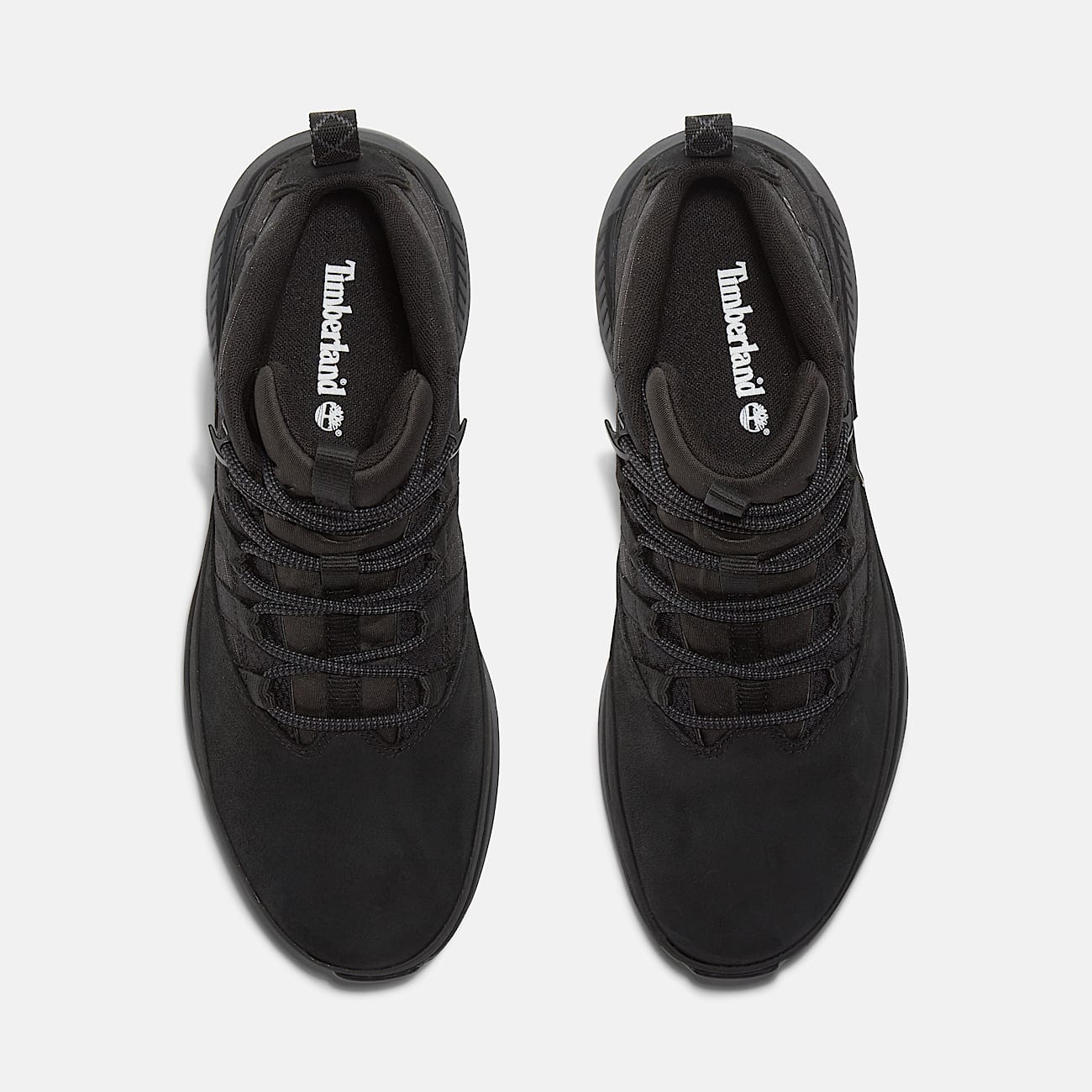 Euro Trekker Low Lace-Up Trainer for Men in Monochrome Black - 2