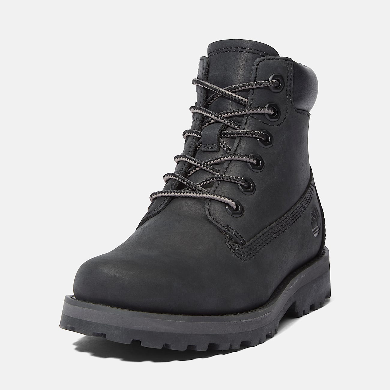Courma Kid Lace-Up Boot for Youth in Black - 9