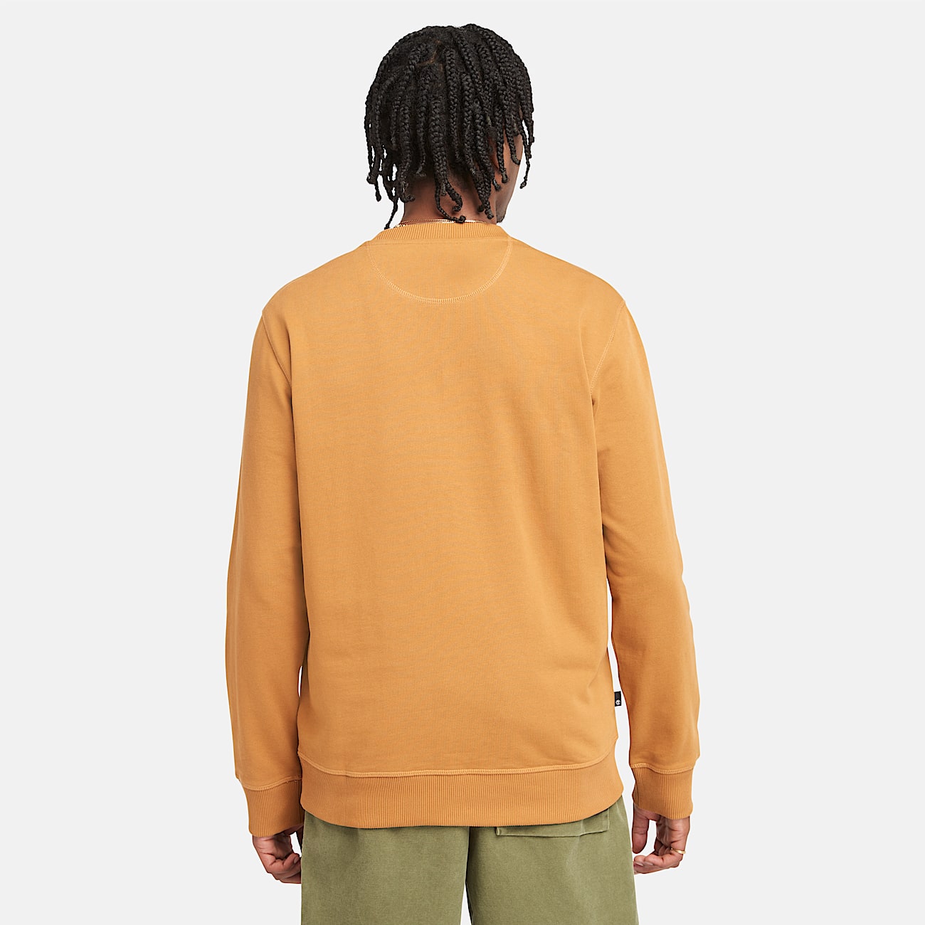 Sweatshirt mit Rundhalsausschnitt und gesticktem „Established 1973“-Logo für Herren in Gelb - 4
