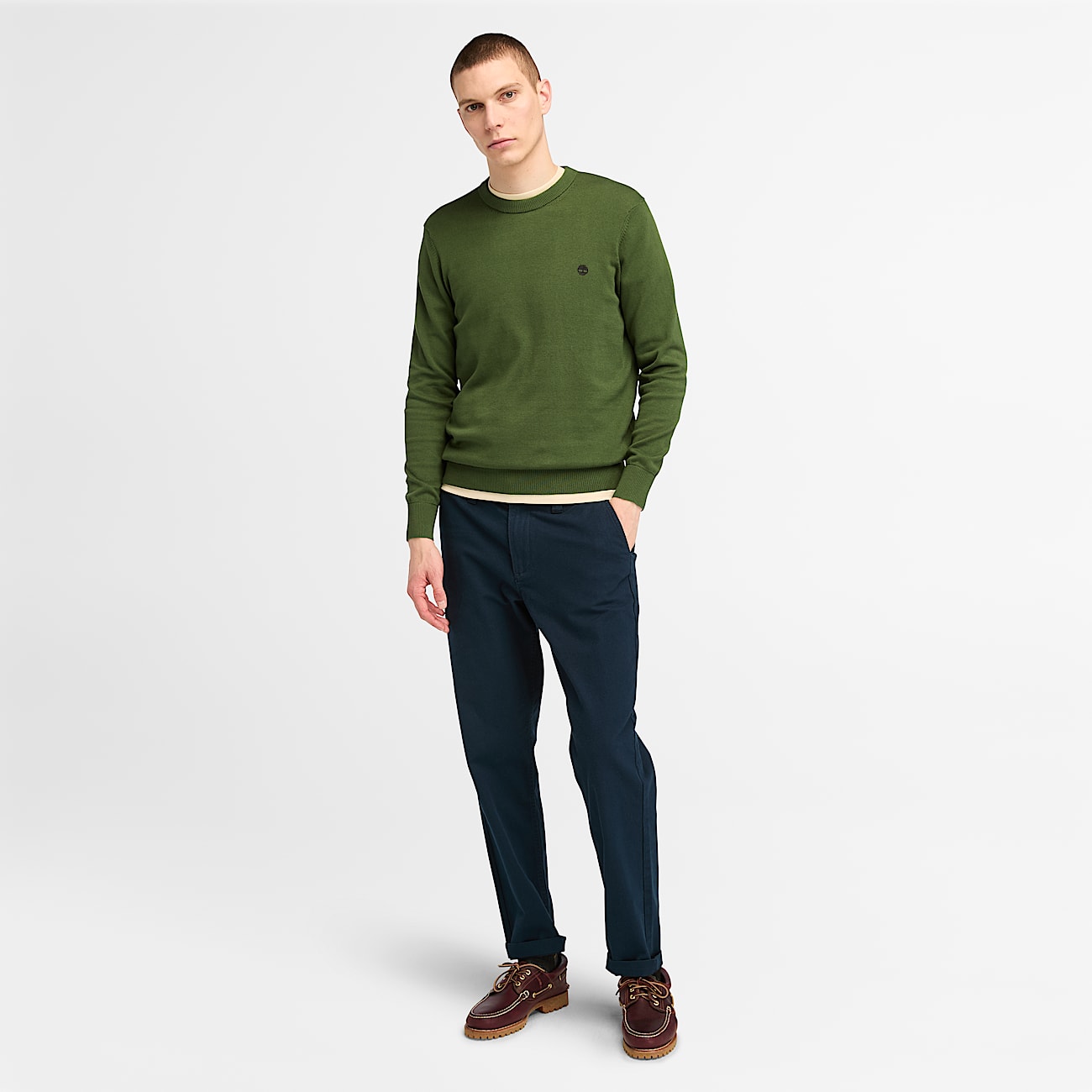 Williams River trui voor heren in groen - 2