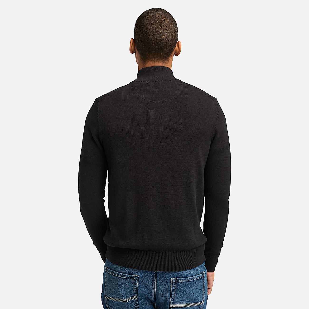 Williams River Reißverschluss-Pullover für Herren in Schwarz - 4