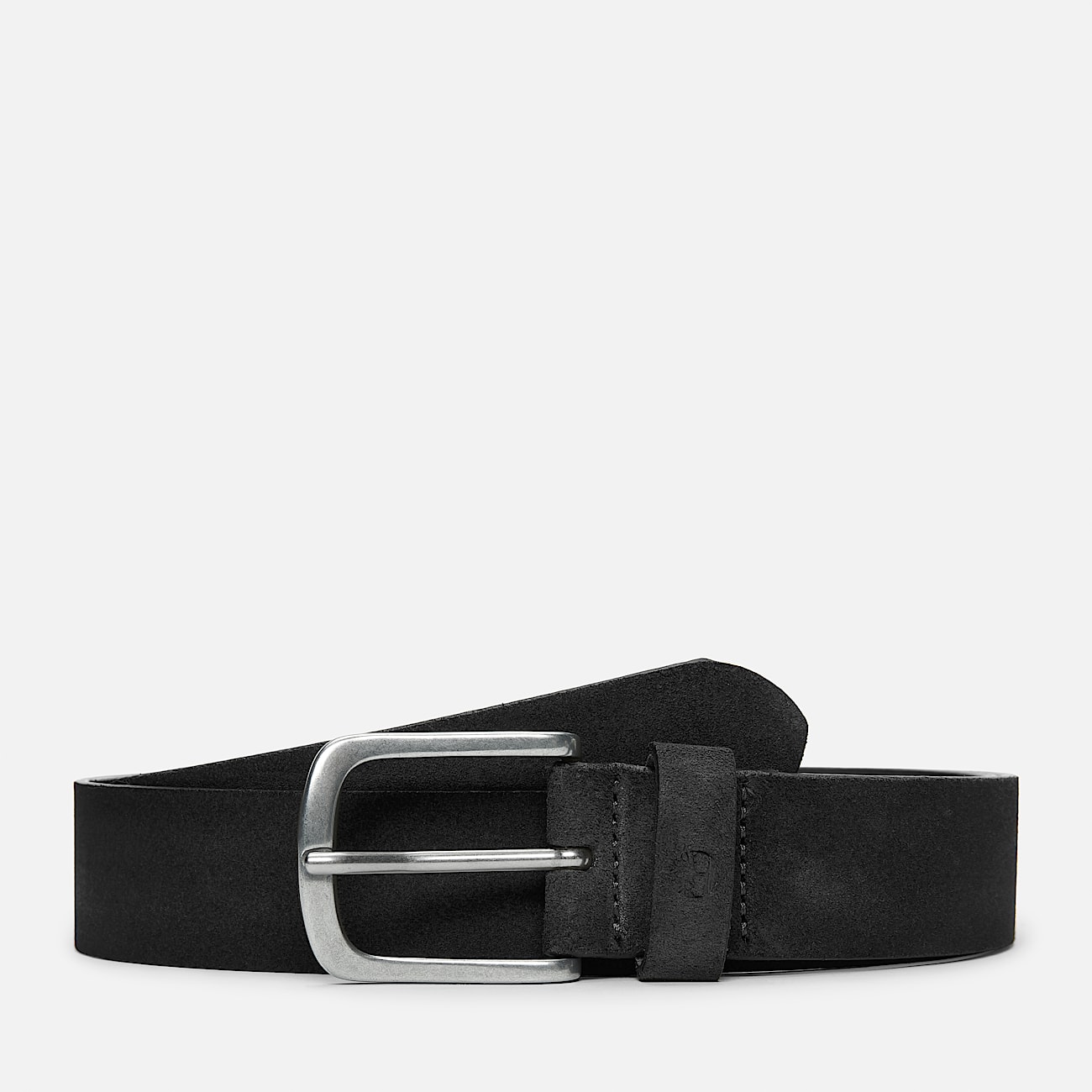 Gürtel 32 mm aus weichem Veloursleder für Herren in Schwarz - 1