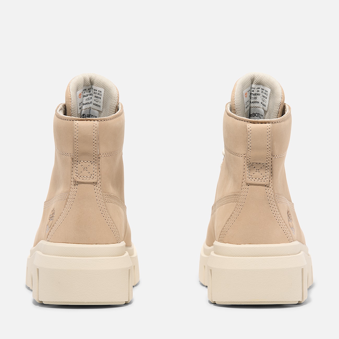 Greyfield Mid Boot zum Schnüren für Damen in Hellbeige - 6