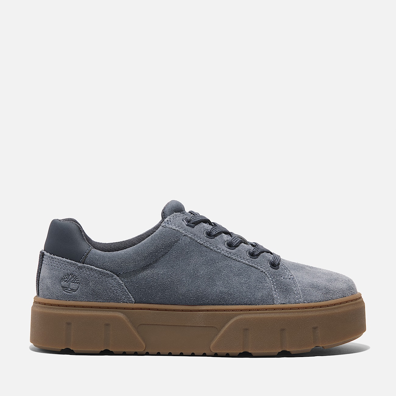 Baskets basses à lacets Laurel Court pour femme en daim bleu foncé