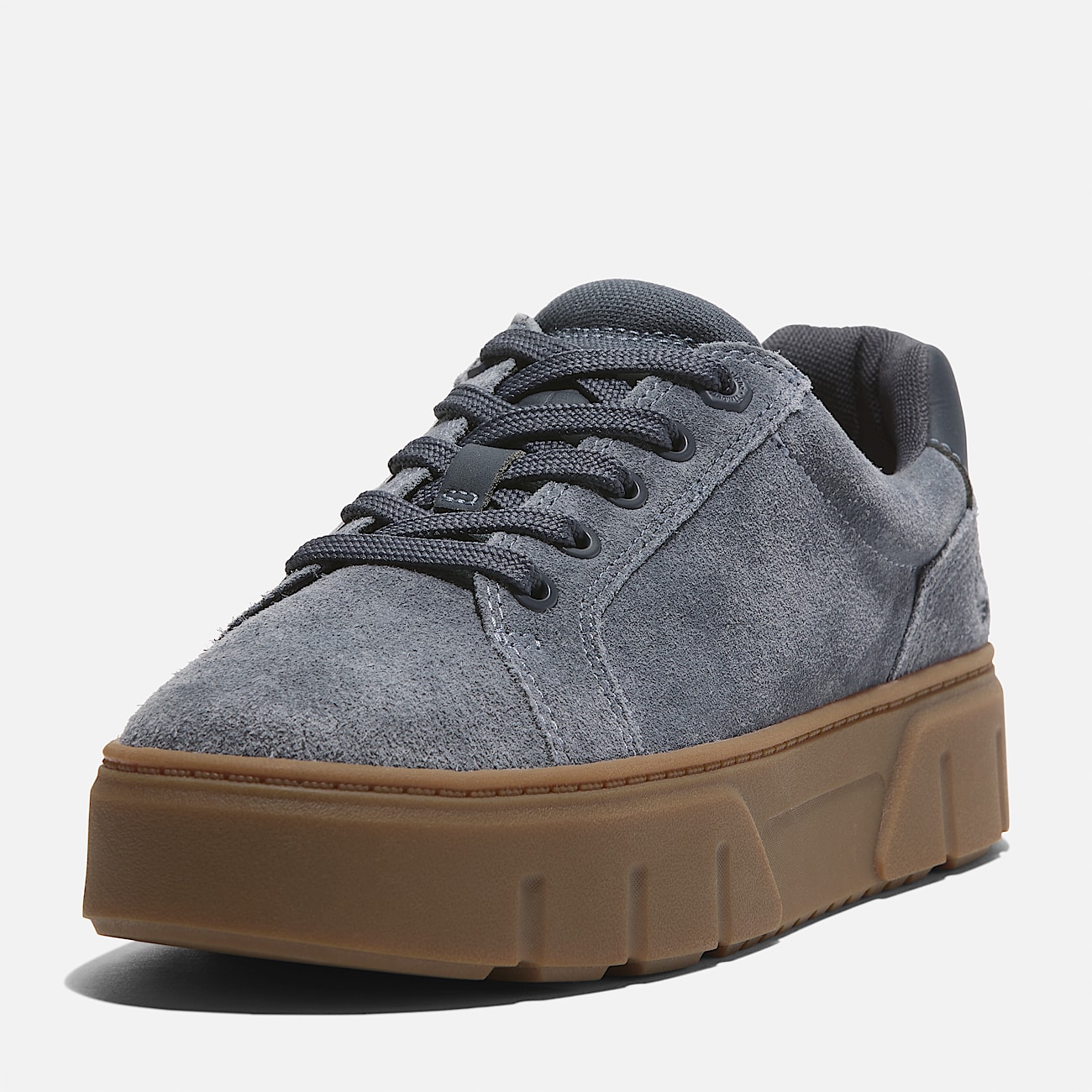 Baskets basses à lacets Laurel Court pour femme en daim bleu foncé