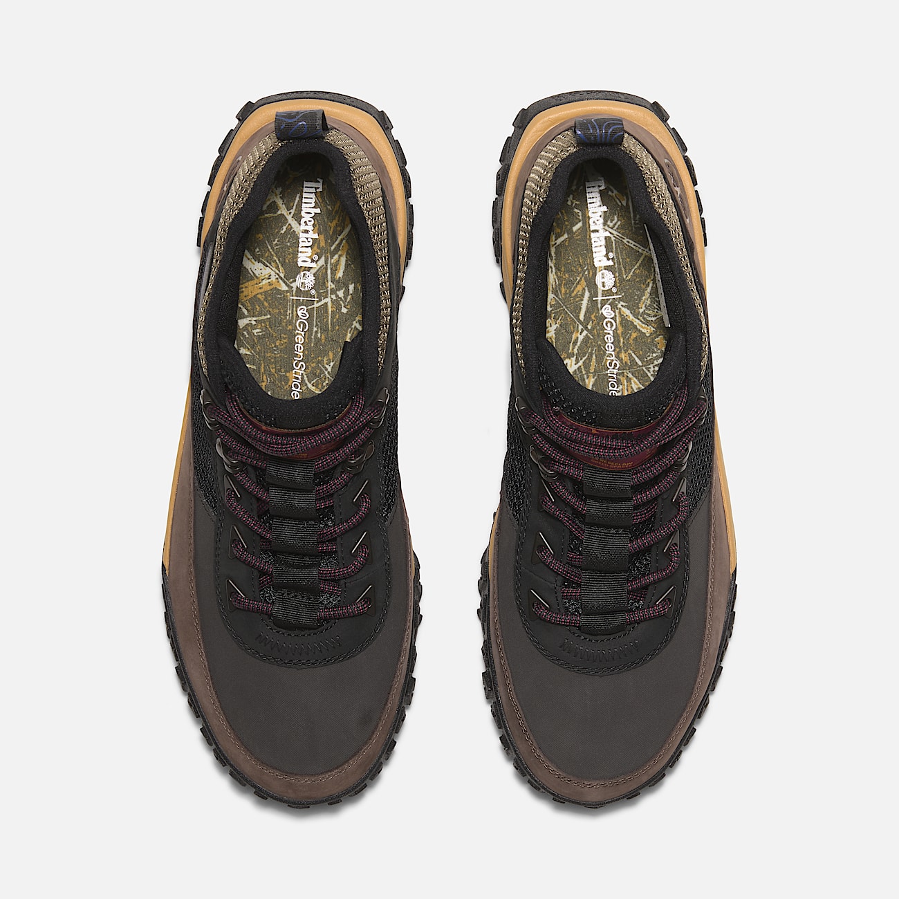 Scarpa Hiker Stringata Greenstride™ Motion 6 Mid da Uomo in colore nero/marrone