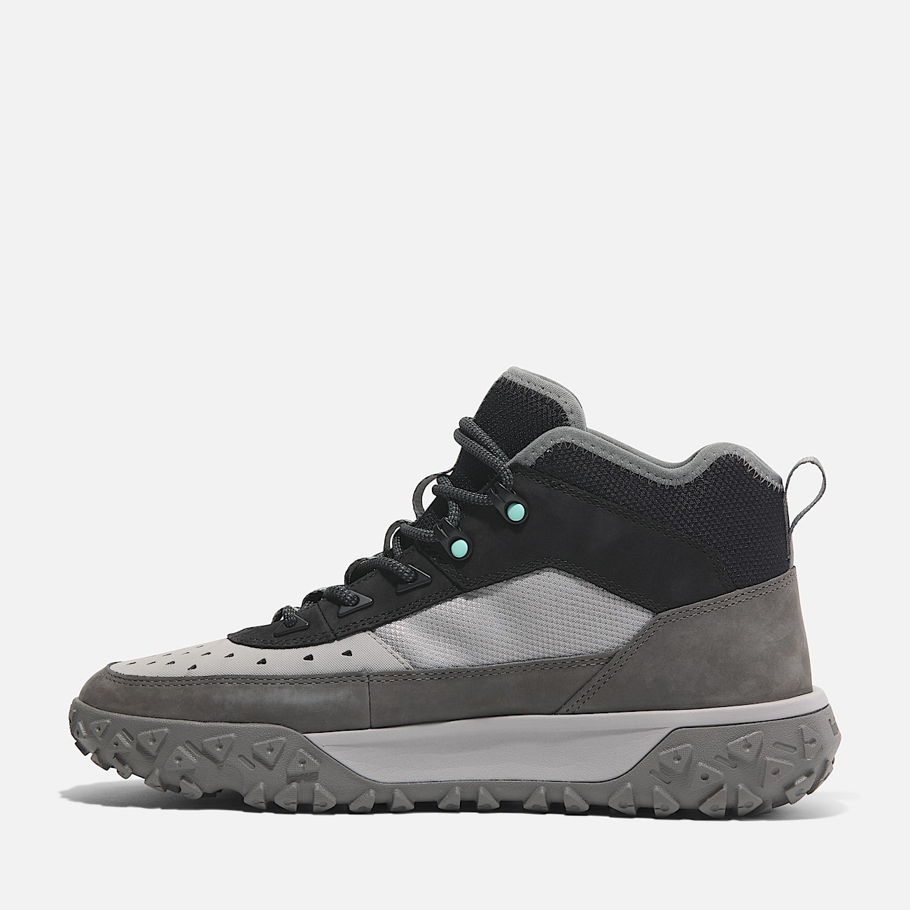 GreenStride™ Motion 6 Halfhoge Hiking Boot met veters voor heren in grijs