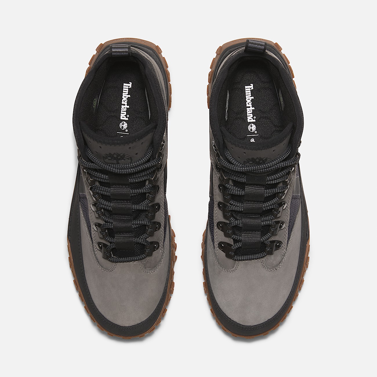GreenStride™ Motion 6 Halfhoge Waterdichte Wandelsneaker met veters voor heren in grijs - 2
