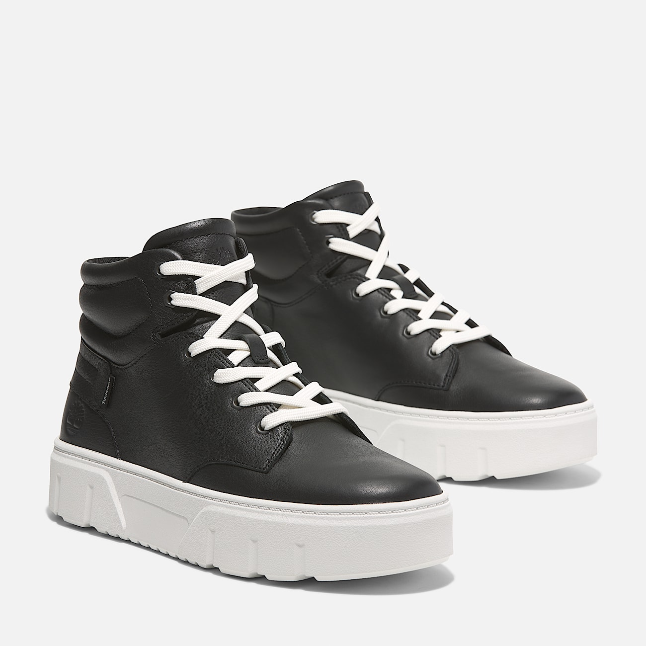 Sneaker Alta Stringata Laurel Court da Donna in colore nero