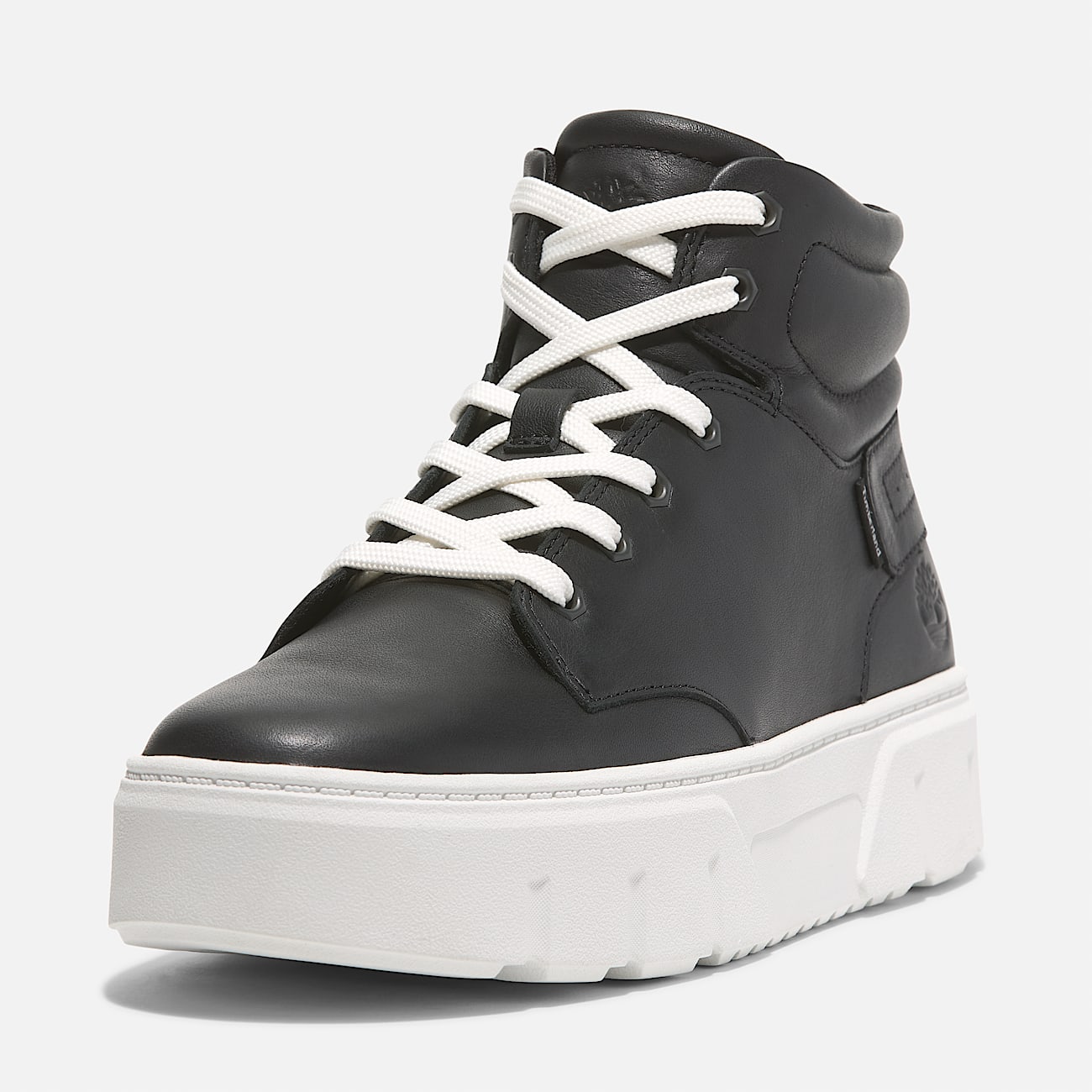 Sneaker Alta Stringata Laurel Court da Donna in colore nero