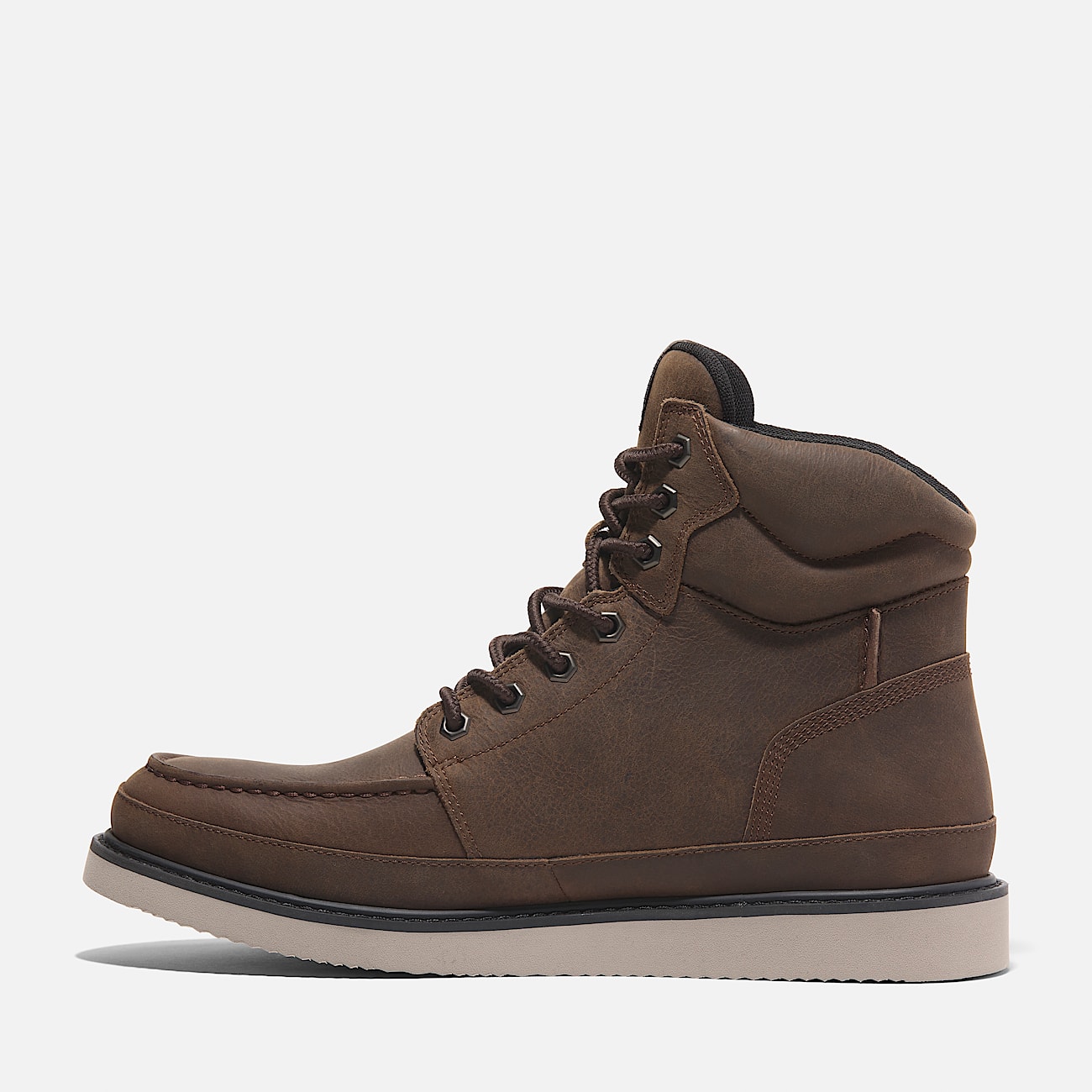 Halbhoher Newmarket Boot zum Schnüren für Herren in Dunkelbraun - 6