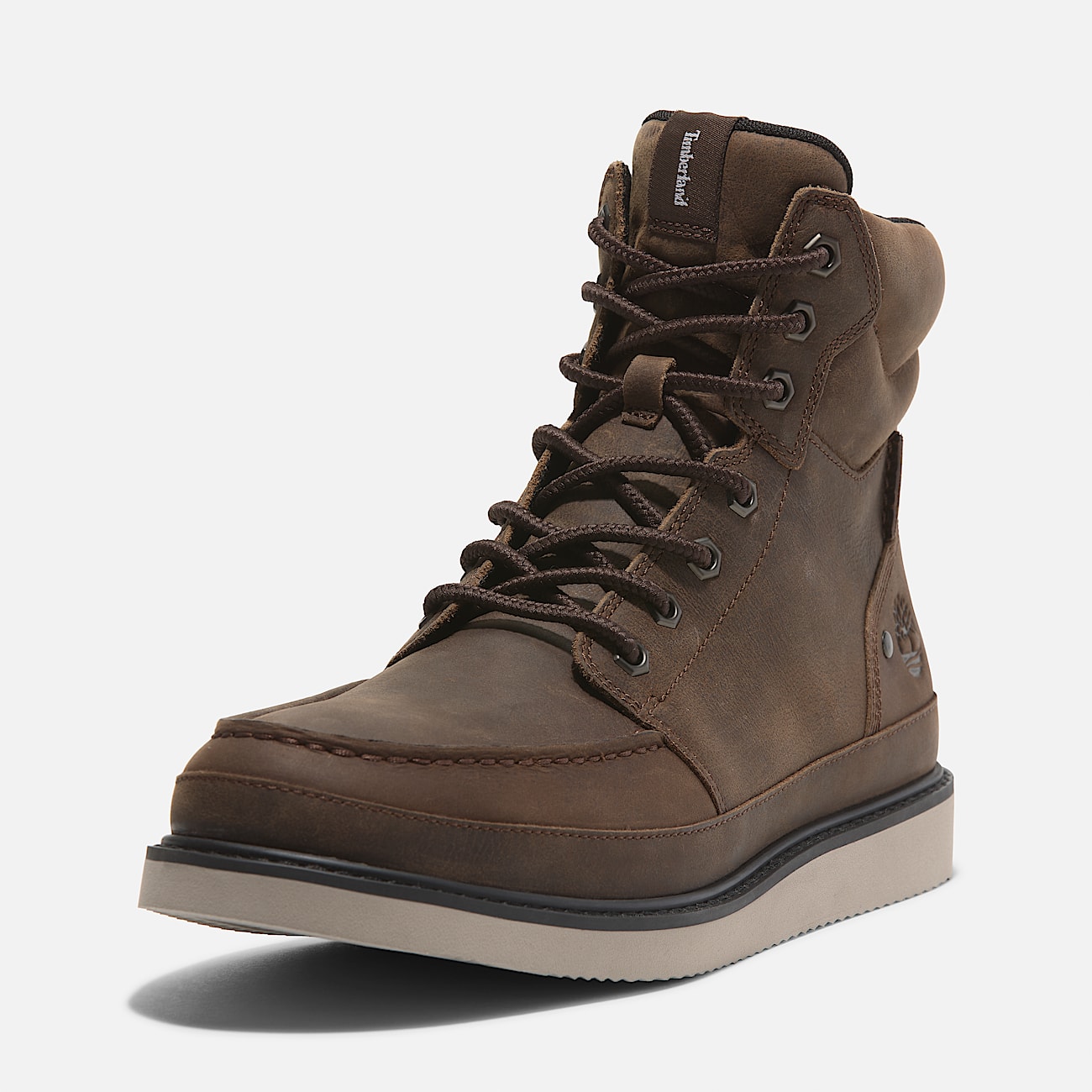 Halbhoher Newmarket Boot zum Schnüren für Herren in Dunkelbraun - 9
