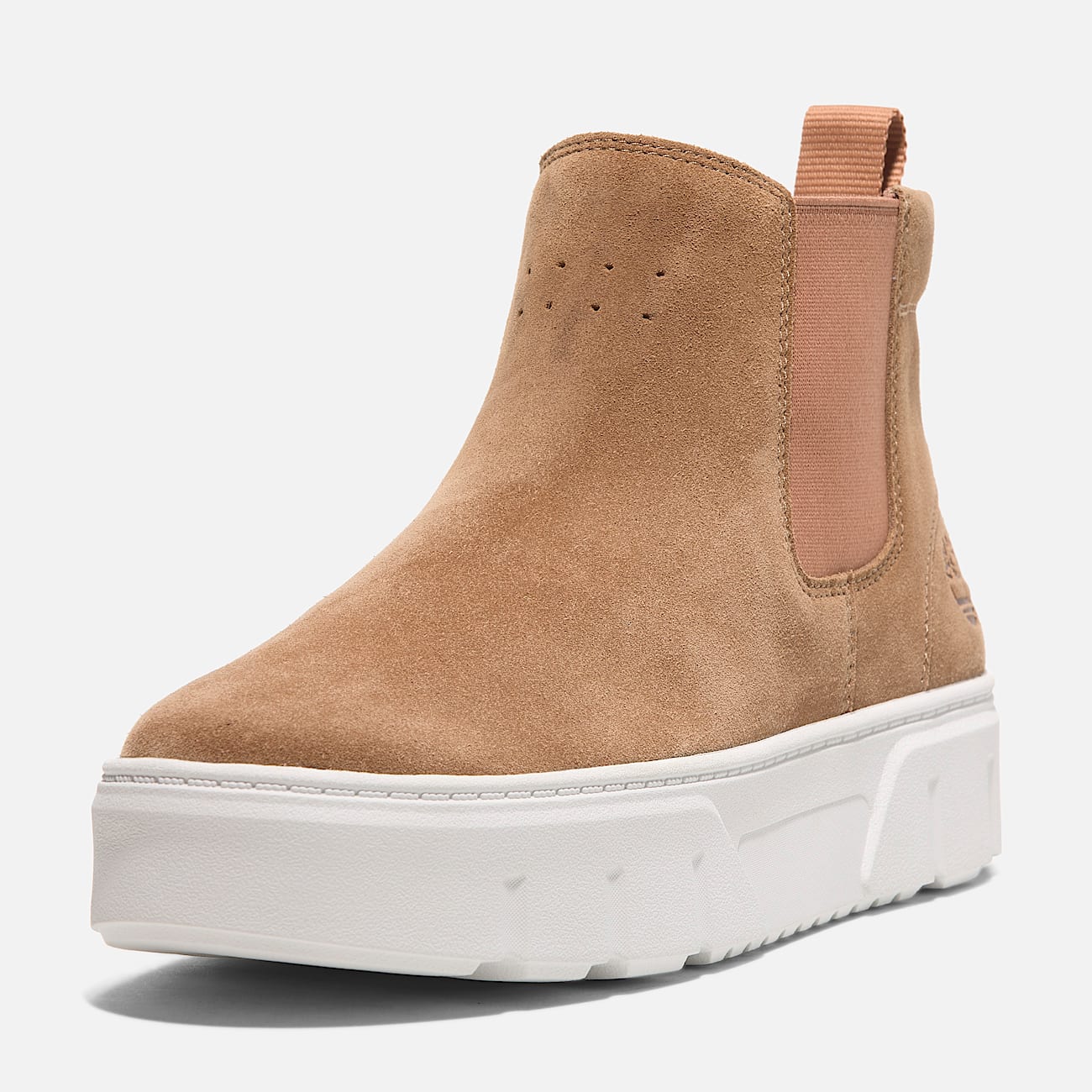 Laurel Court Mid Pull On Chukka Trainer for Women in Orange