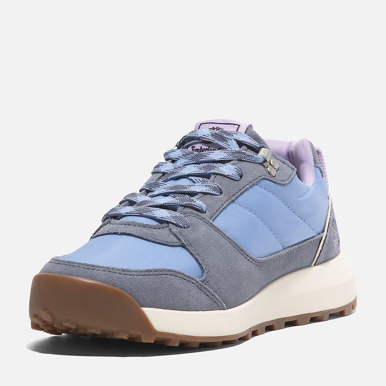 Zapatillas de caña baja con cordones Retro Swift para mujer en azul claro