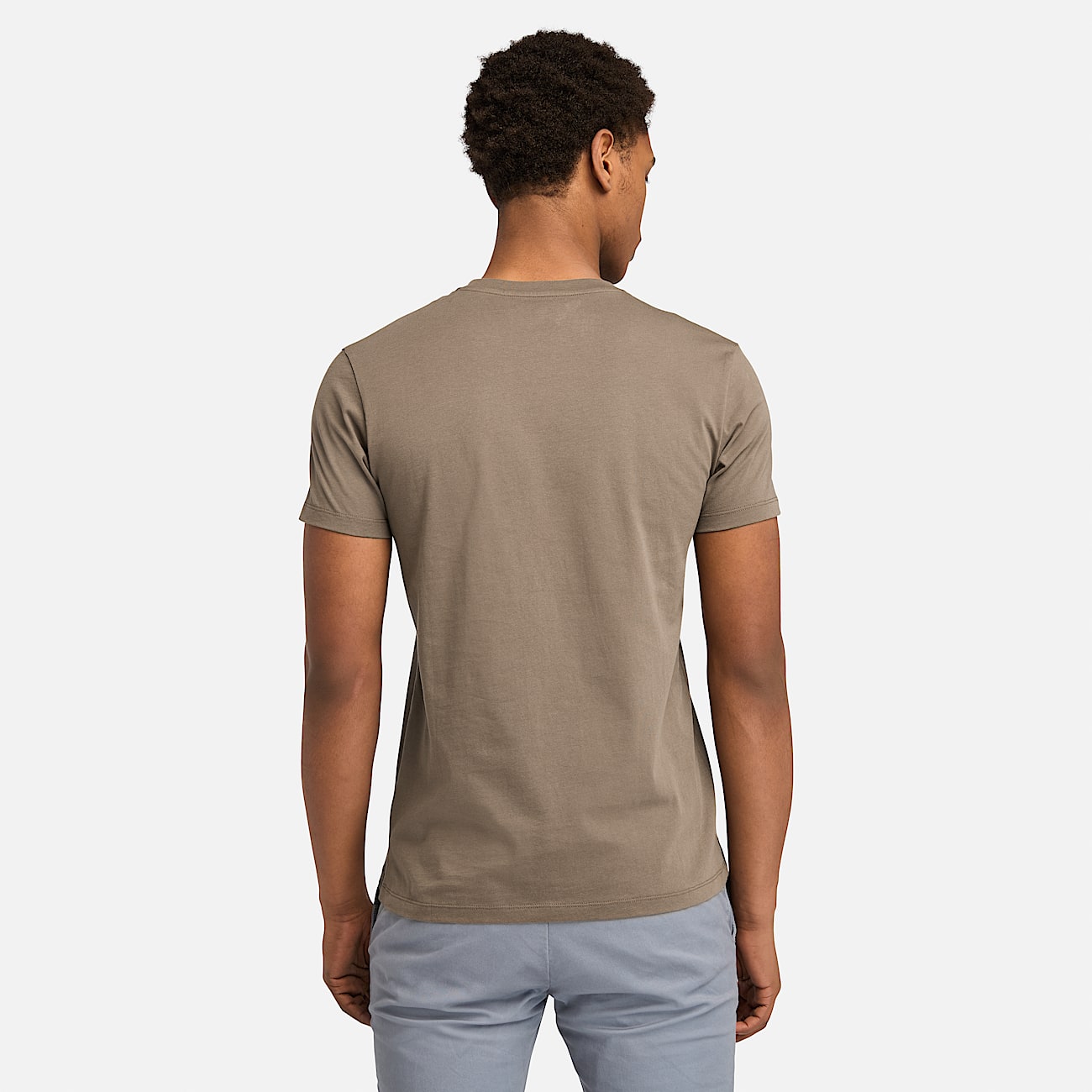 Camiseta de manga corta y corte entallado Oyster River para hombre en marrón - 3