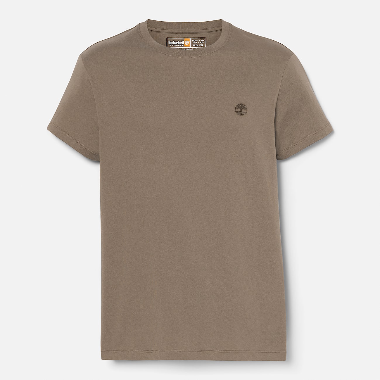 Camiseta de manga corta y corte entallado Oyster River para hombre en marrón - 4