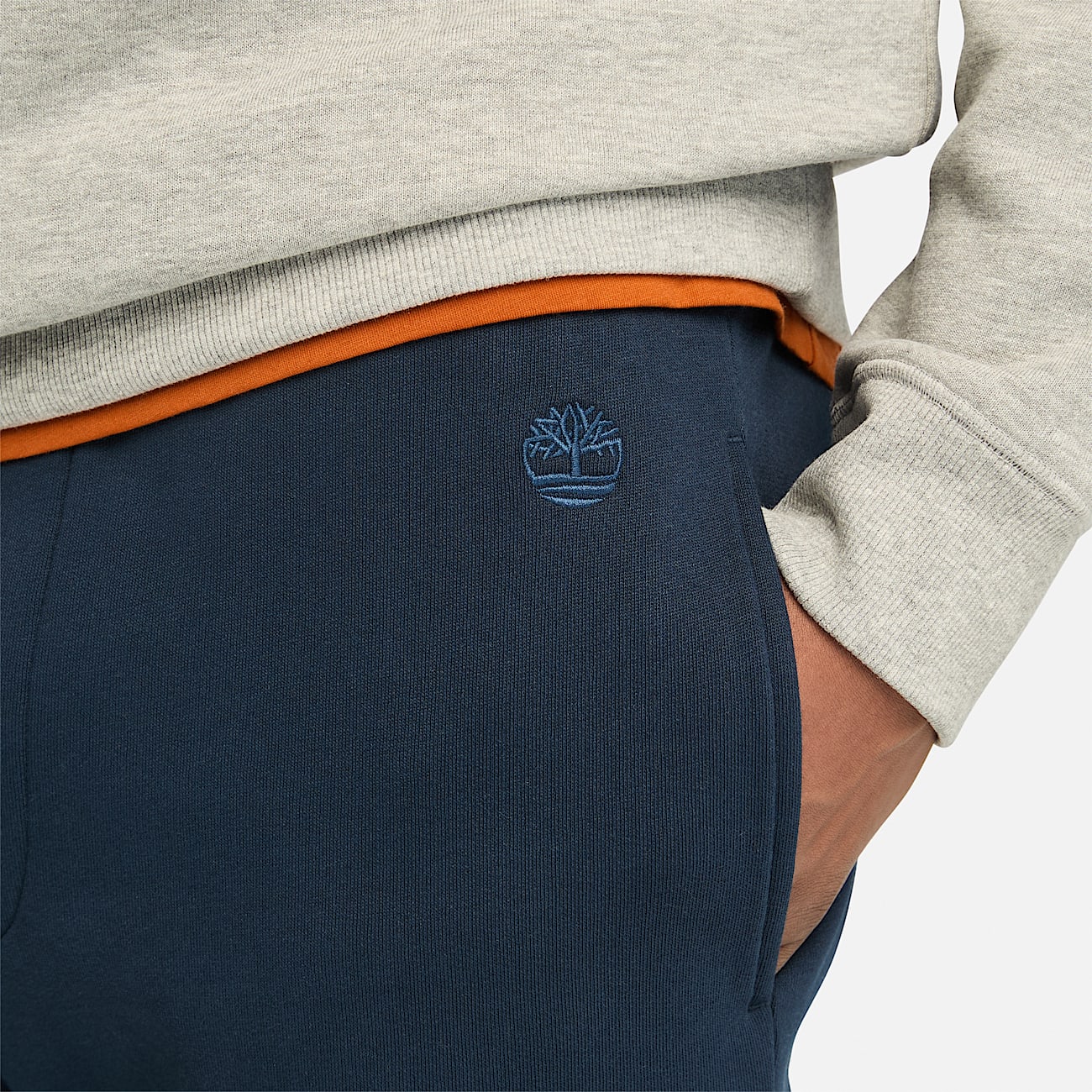 Pantaloni Sportivi con Rovescio Spazzolato Exeter River da Uomo in blu scuro - 3